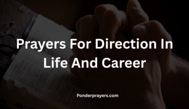Prayers For Direction In Life And Career