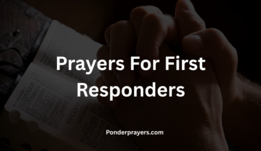 Prayers For First Responders