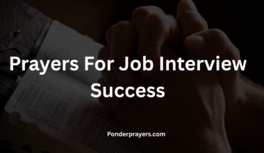 Prayers For Job Interview Success