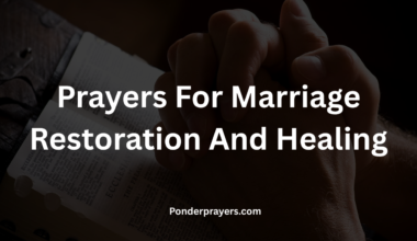 Prayers For Marriage Restoration And Healing