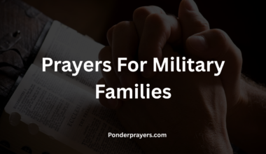 Prayers For Military Families
