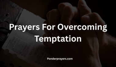 Prayers For Overcoming Temptation