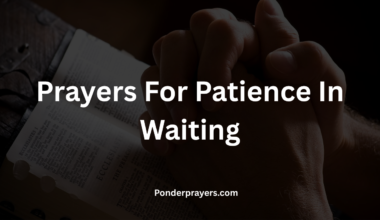 Prayers For Patience In Waiting