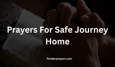 Prayers For Safe Journey Home