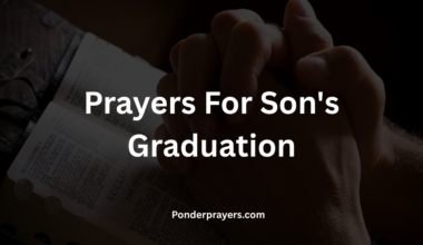 Prayers For Son's Graduation