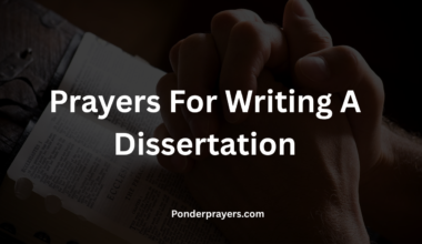 Prayers For Writing A Dissertation